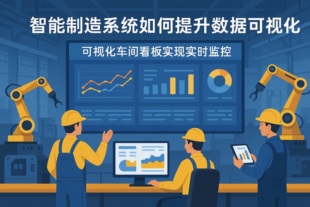 智能制造系统如何提升数据可视化？可视化车间看板实现实时监控