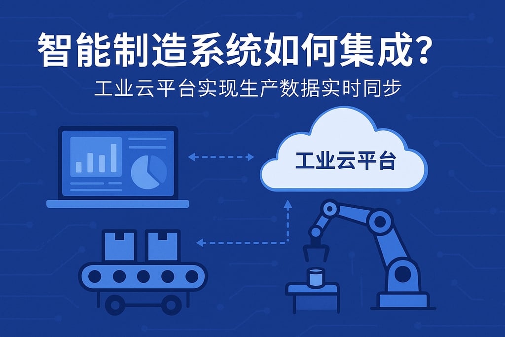 智能制造系统如何集成？工业云平台实现生产数据实时同步
