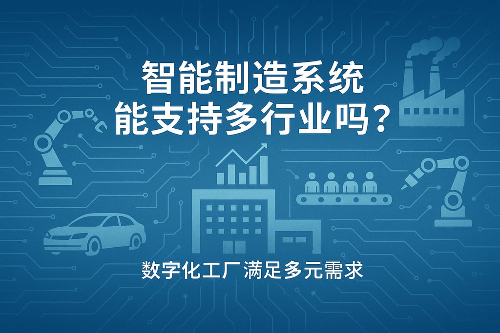 智能制造系统能支持多行业吗？数字化工厂满足多元需求