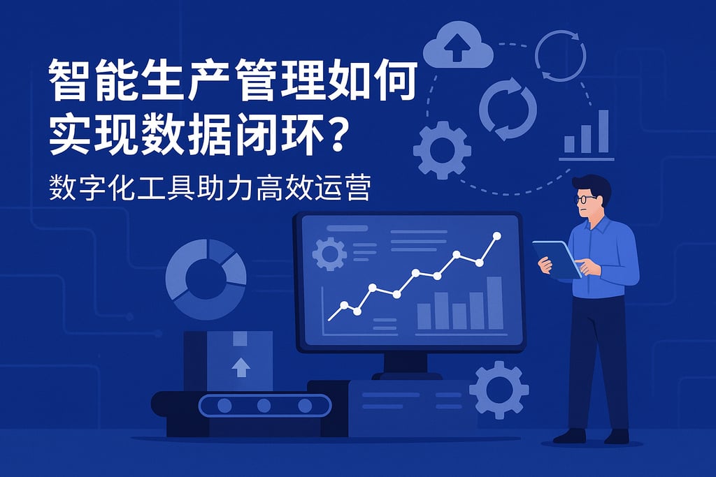 智能生产管理如何实现数据闭环？数字化工具助力高效运营