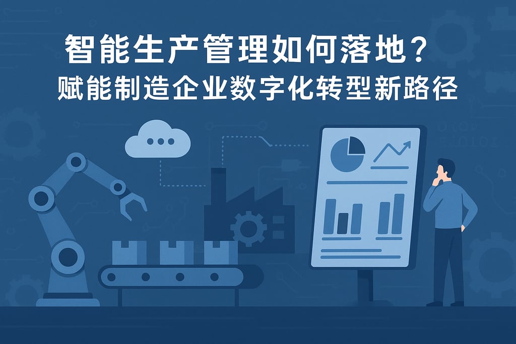 智能生产管理如何落地？赋能制造企业数字化转型新路径