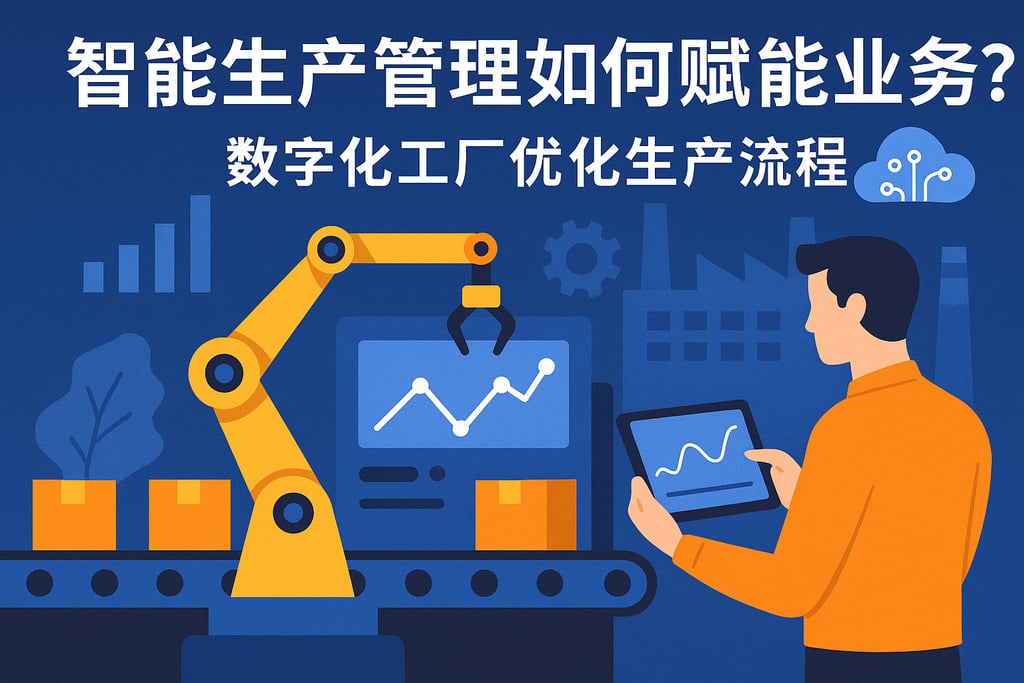 智能生产管理如何赋能业务？数字化工厂优化生产流程