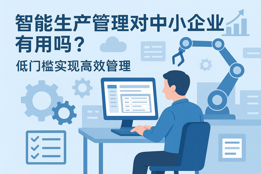 智能生产管理对中小企业有用吗？低门槛实现高效管理