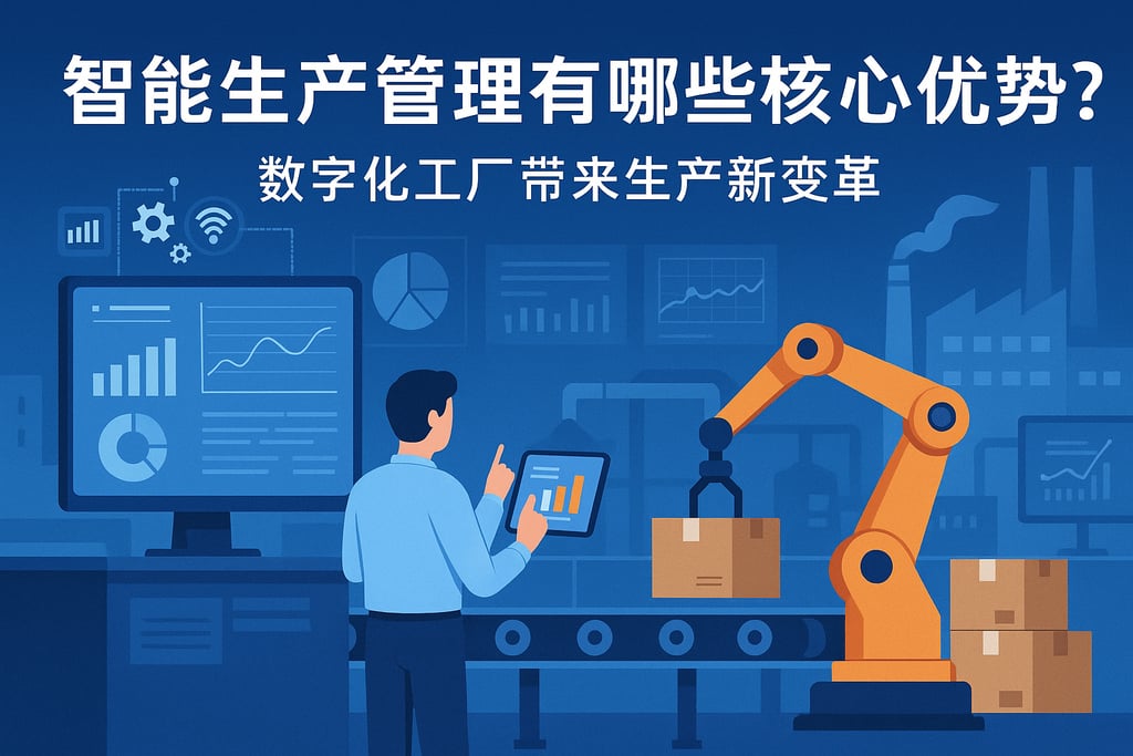 智能生产管理有哪些核心优势？数字化工厂带来生产新变革