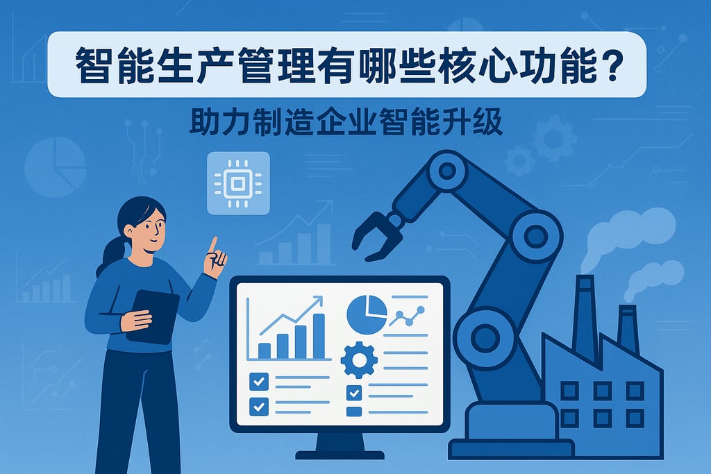 智能生产管理有哪些核心功能？助力制造企业智能升级