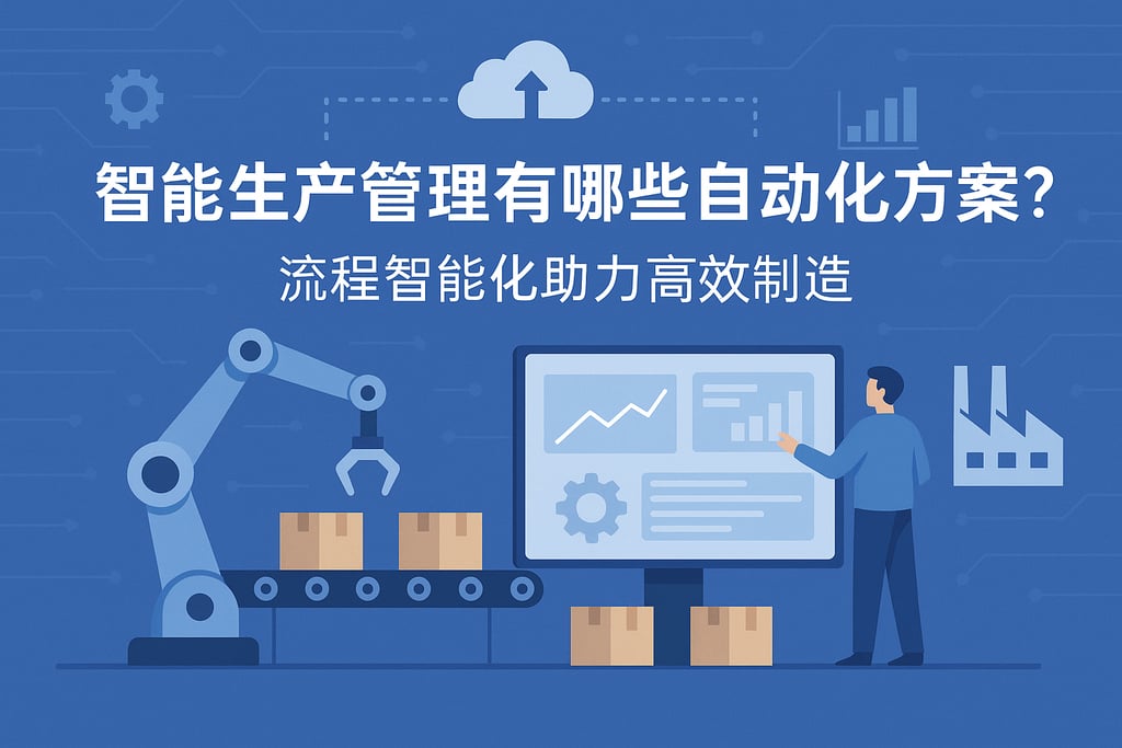 智能生产管理有哪些自动化方案？流程智能化助力高效制造