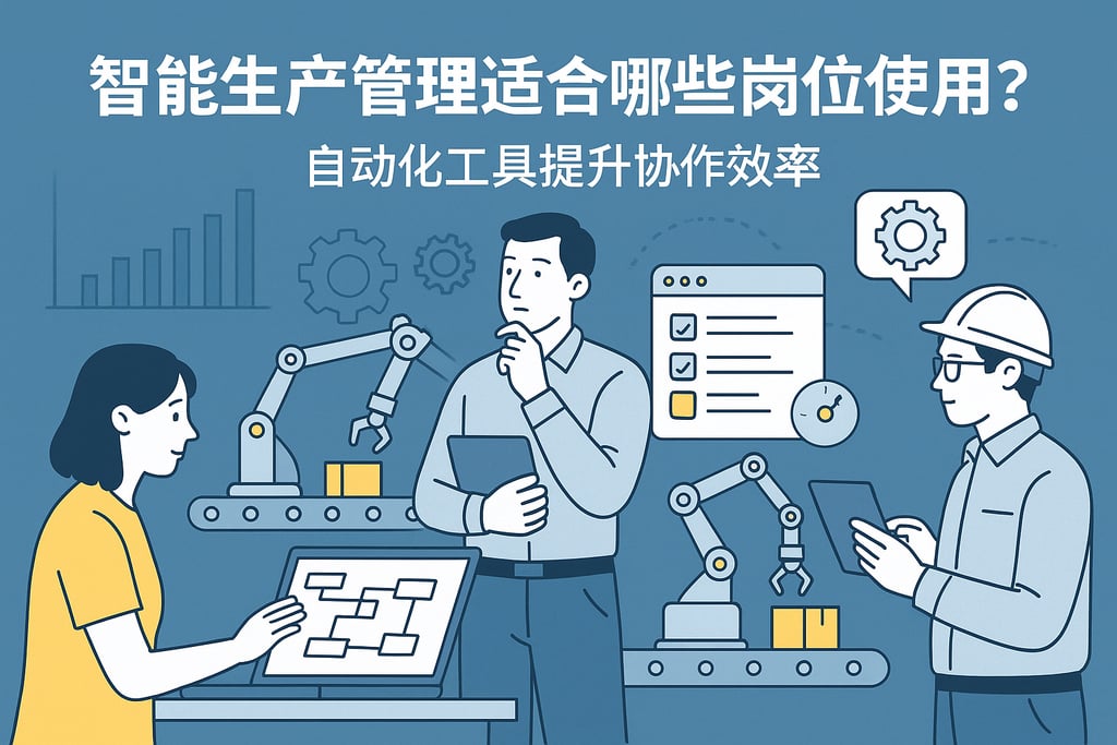 智能生产管理适合哪些岗位使用？自动化工具提升协作效率
