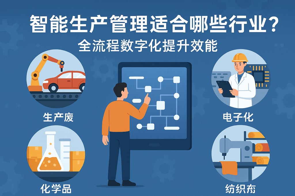 智能生产管理适合哪些行业？全流程数字化提升效能