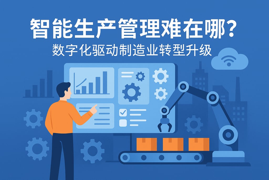 智能生产管理难在哪？数字化驱动制造业转型升级