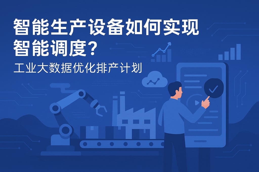 智能生产设备如何实现智能调度？工业大数据优化排产计划