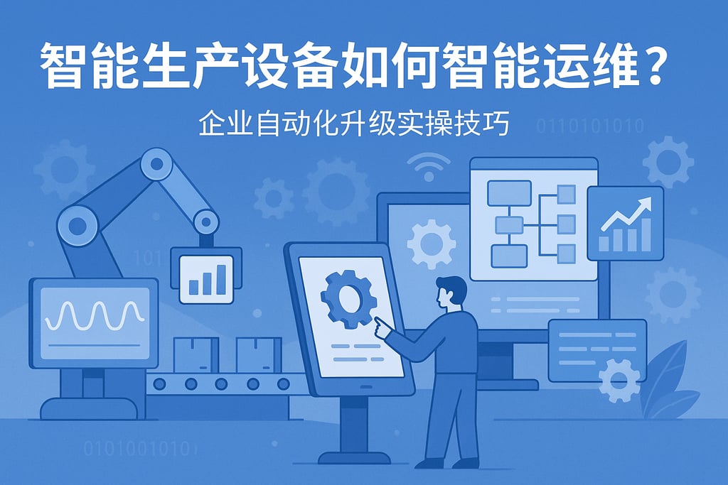智能生产设备如何智能运维？企业自动化升级实操技巧