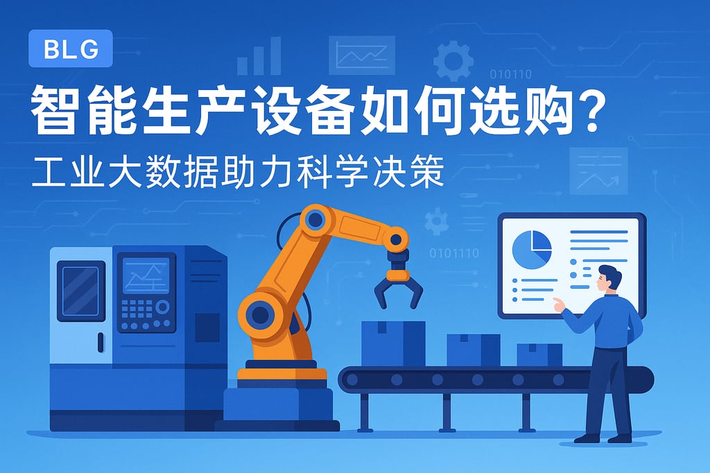 智能生产设备如何选购？工业大数据助力科学决策