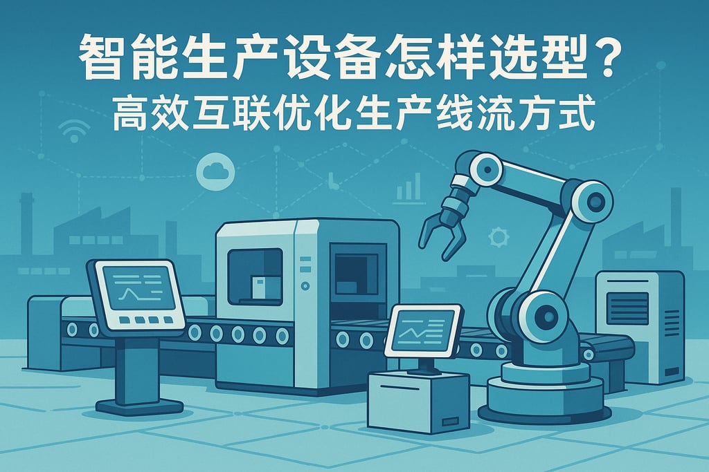 智能生产设备怎样选型？高效互联优化生产线运作方式
