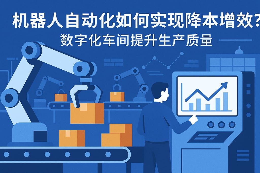 机器人自动化如何实现降本增效？数字化车间提升生产质量