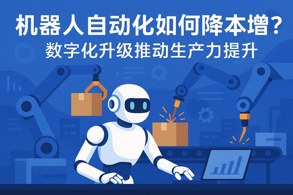机器人自动化如何降本增效？数字化升级推动生产力提升