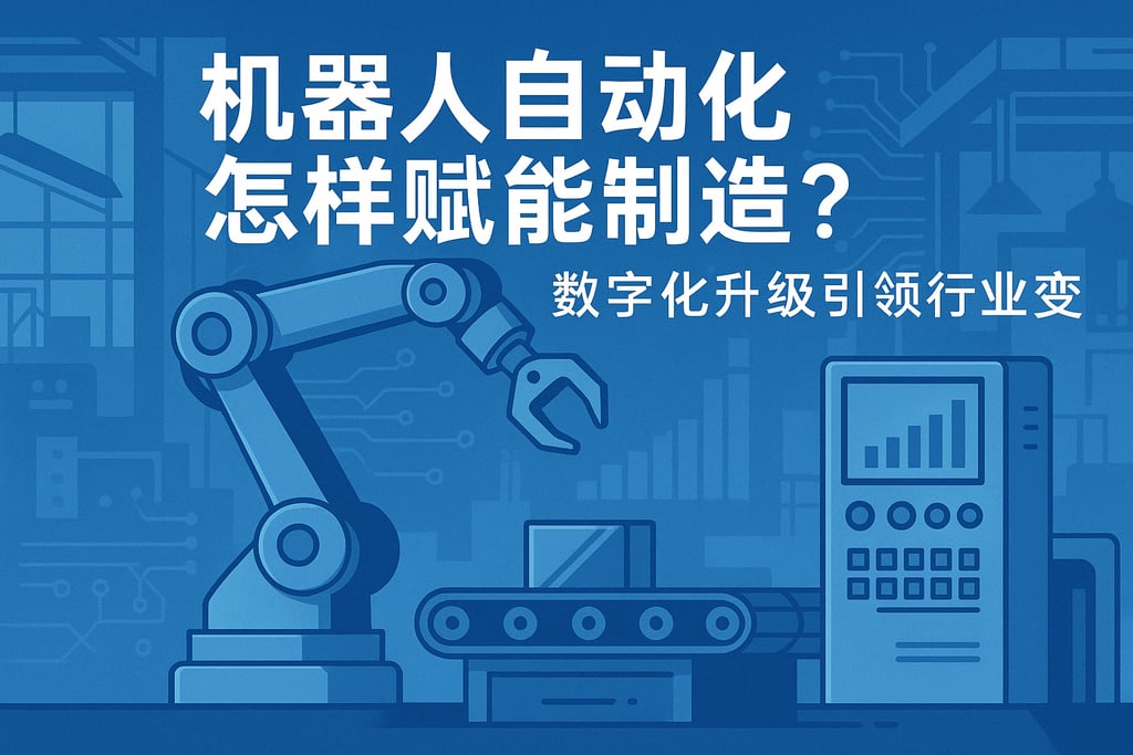 机器人自动化怎样赋能制造？数字化升级引领行业变革