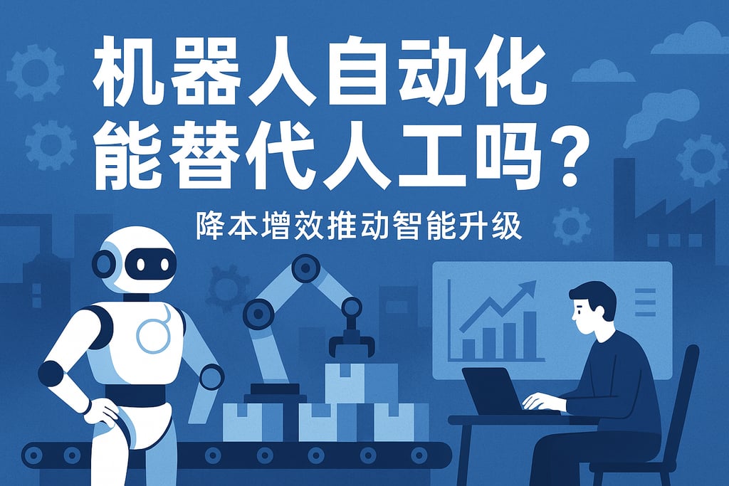 机器人自动化能替代人工吗？降本增效推动智能升级