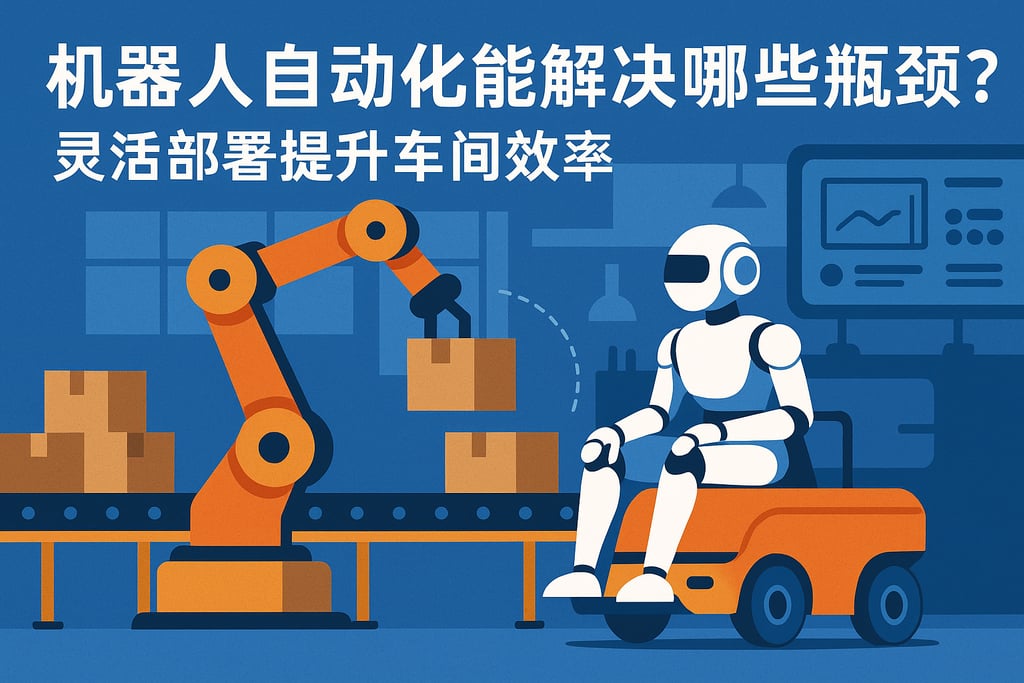 机器人自动化能解决哪些瓶颈？灵活部署提升车间效率
