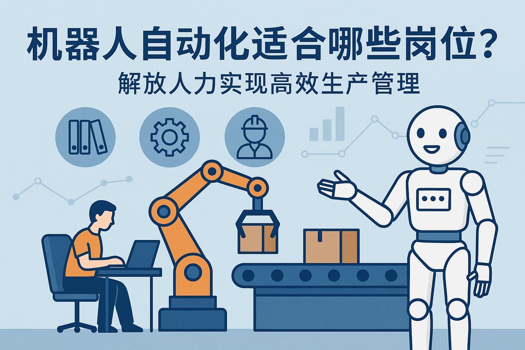 机器人自动化适合哪些岗位？解放人力实现高效生产管理