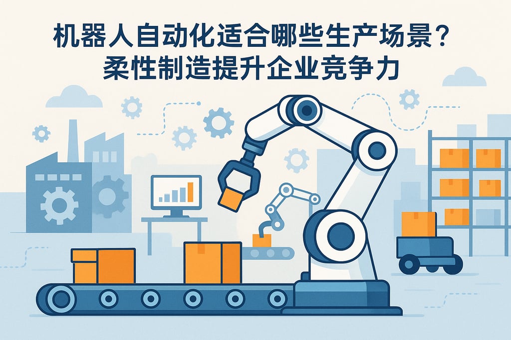 机器人自动化适合哪些生产场景？柔性制造提升企业竞争力