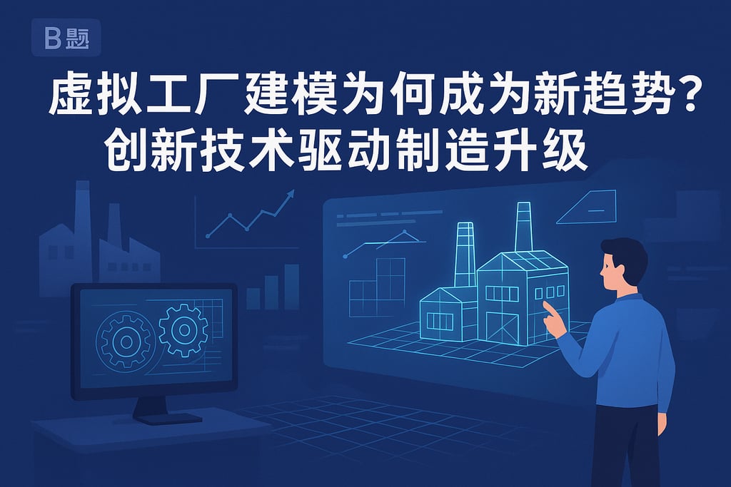 虚拟工厂建模为何成为新趋势？创新技术驱动制造升级