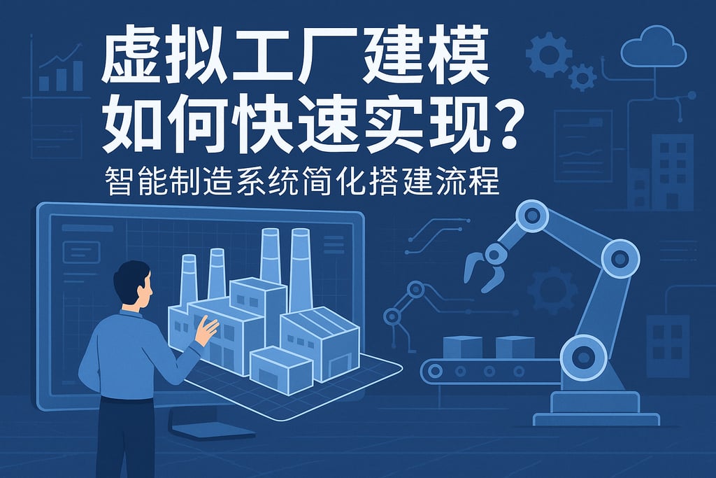 虚拟工厂建模如何快速实现？智能制造系统简化搭建流程
