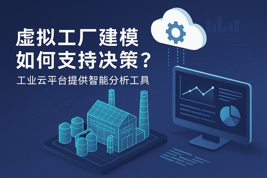 虚拟工厂建模如何支持决策？工业云平台提供智能分析工具