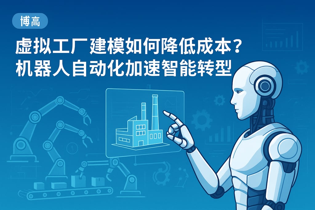 虚拟工厂建模如何降低成本？机器人自动化加速智能转型