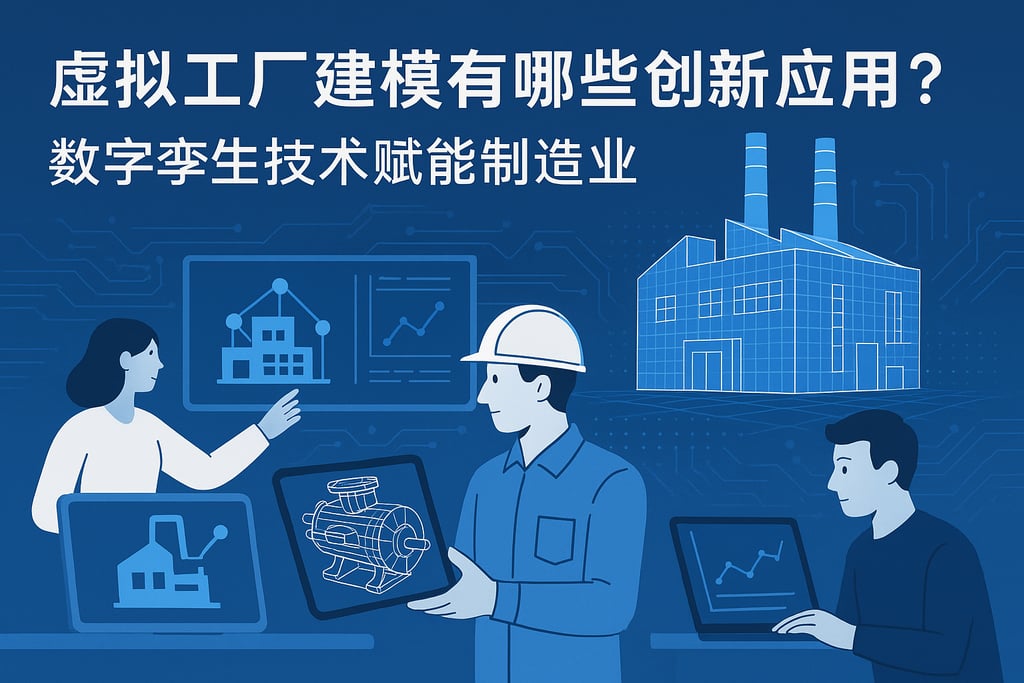虚拟工厂建模有哪些创新应用？数字孪生技术赋能制造业