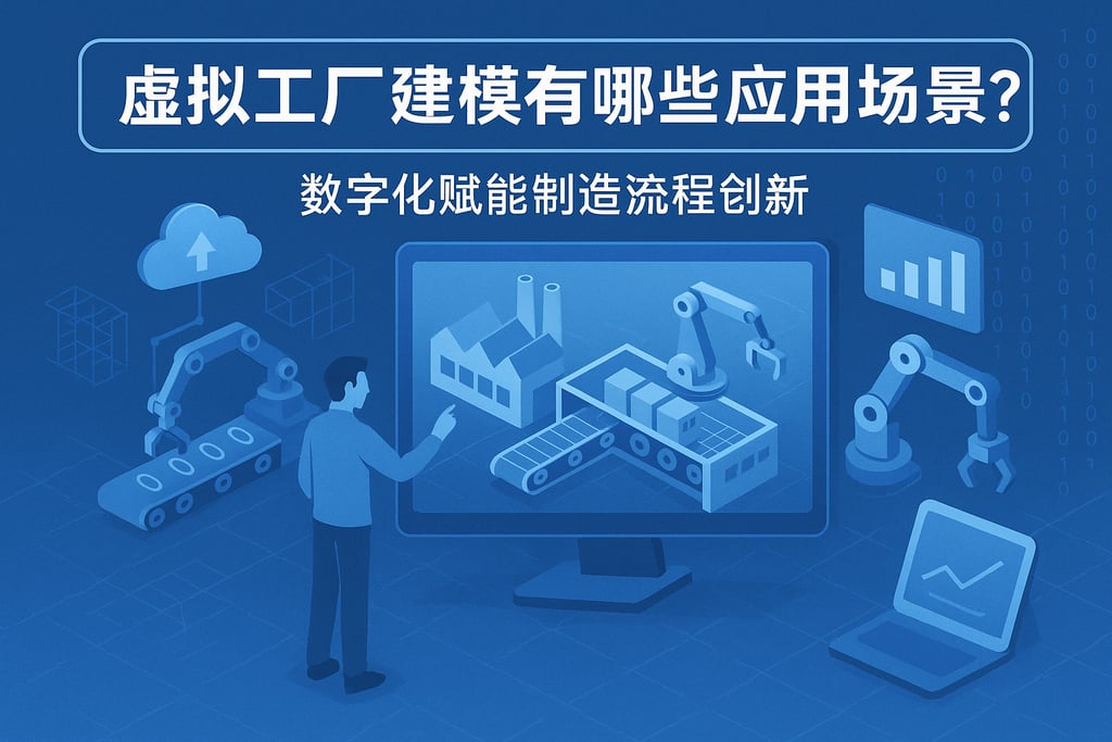 虚拟工厂建模有哪些应用场景？数字化赋能制造流程创新