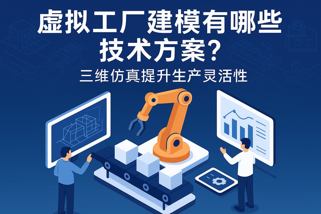 虚拟工厂建模有哪些技术方案？三维仿真提升生产灵活性
