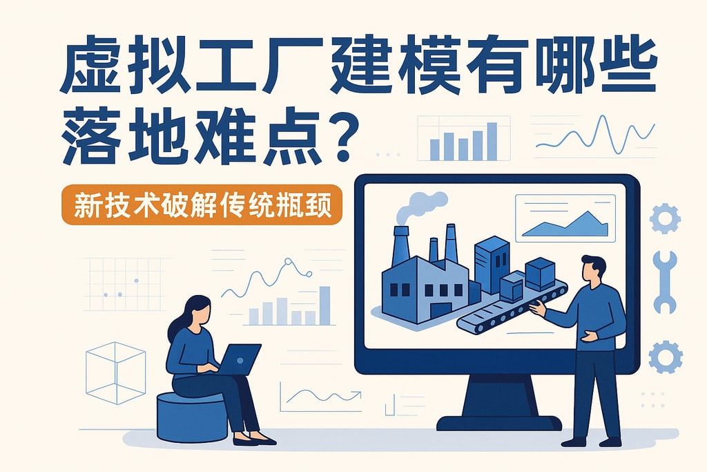 虚拟工厂建模有哪些落地难点？新技术破解传统瓶颈