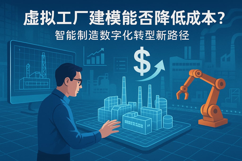 虚拟工厂建模能否降低成本？智能制造数字化转型新路径