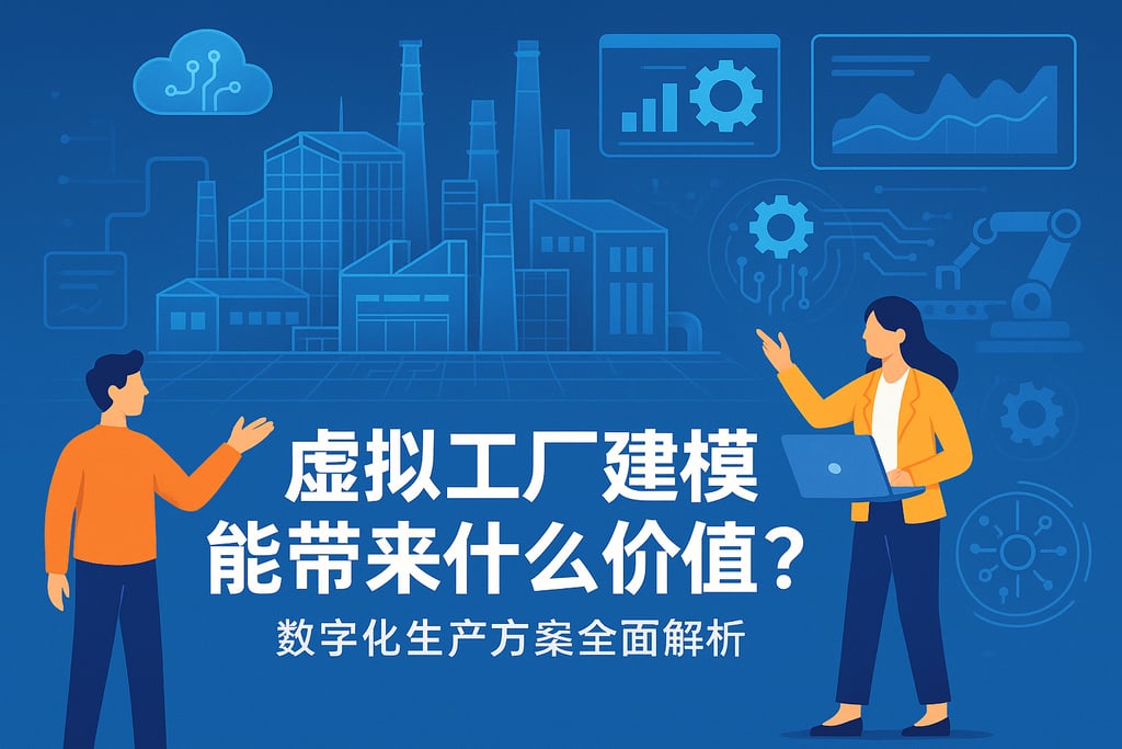 虚拟工厂建模能带来什么价值？数字化生产方案全面解析