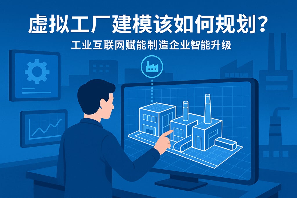 虚拟工厂建模该如何规划？工业互联网赋能制造企业智能升级