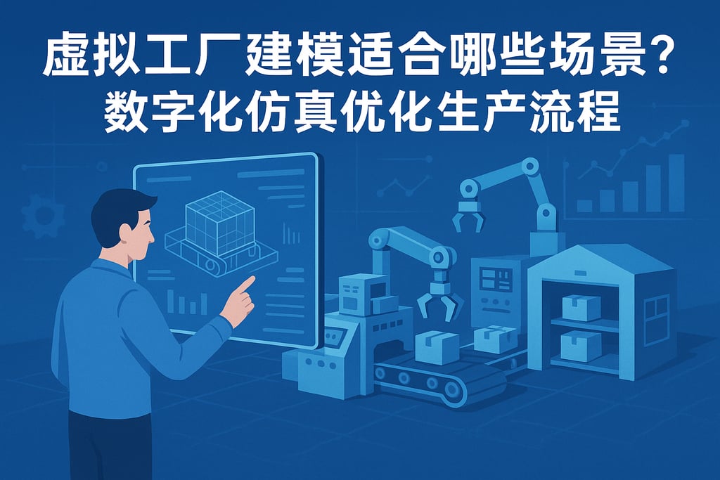 虚拟工厂建模适合哪些场景？数字化仿真优化生产流程