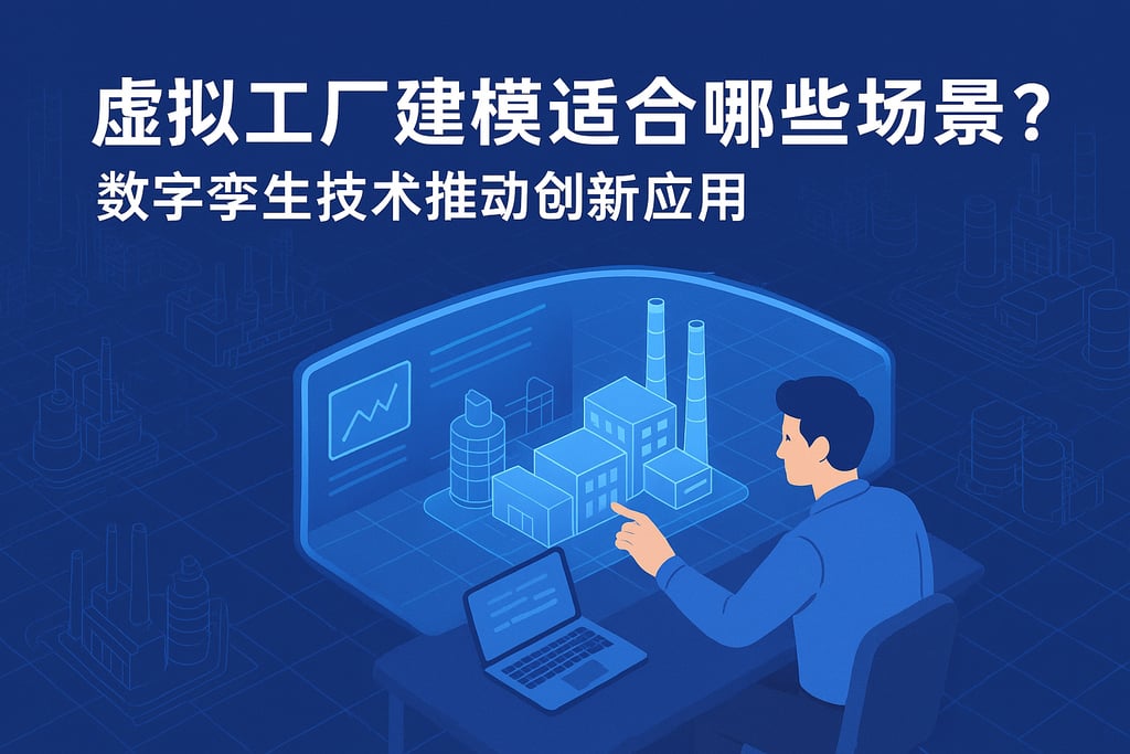 虚拟工厂建模适合哪些场景？数字孪生技术推动创新应用