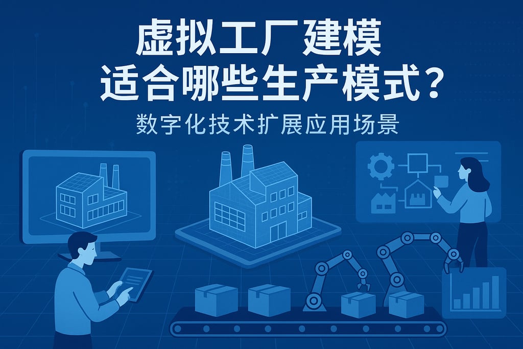 虚拟工厂建模适合哪些生产模式？数字化技术扩展应用场景