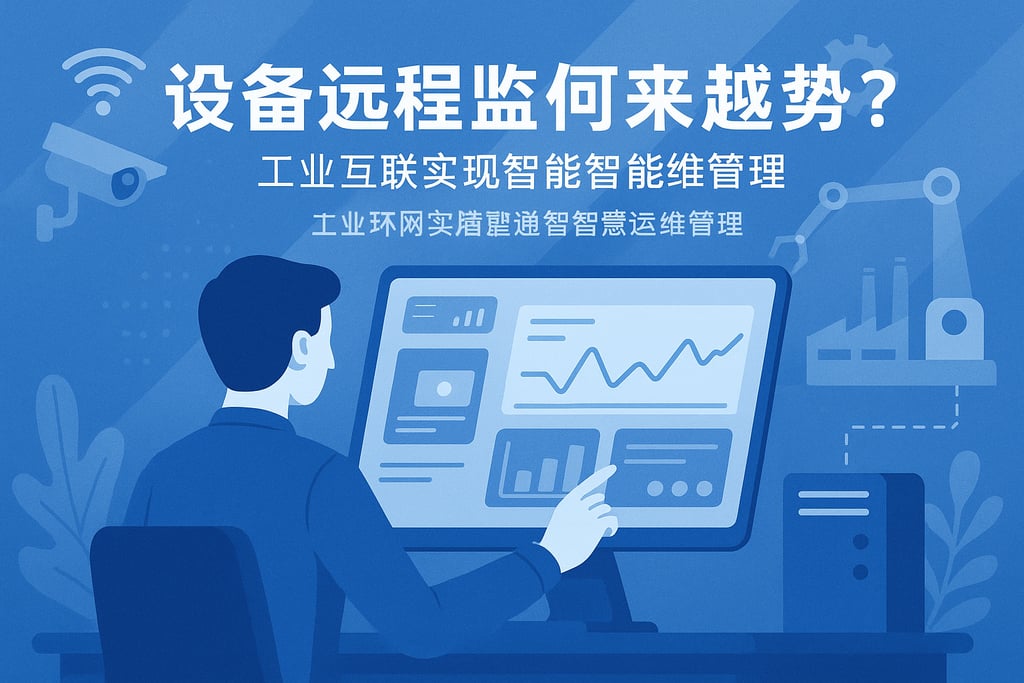 设备远程监控为何成为趋势？工业互联网实现智能运维管理