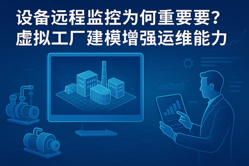 设备远程监控为何重要？虚拟工厂建模增强运维能力