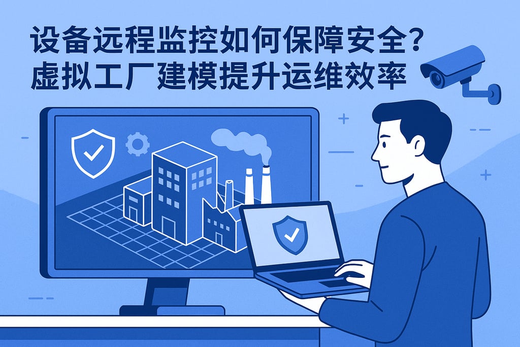 设备远程监控如何保障安全？虚拟工厂建模提升运维效率