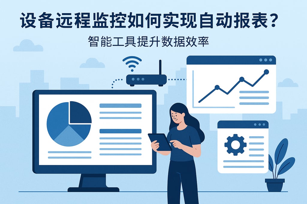 设备远程监控如何实现自动报表？智能工具提升数据效率