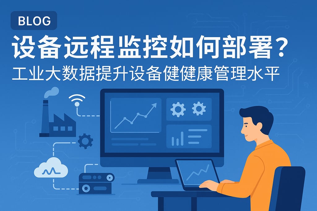 设备远程监控如何部署？工业大数据提升设备健康管理水平
