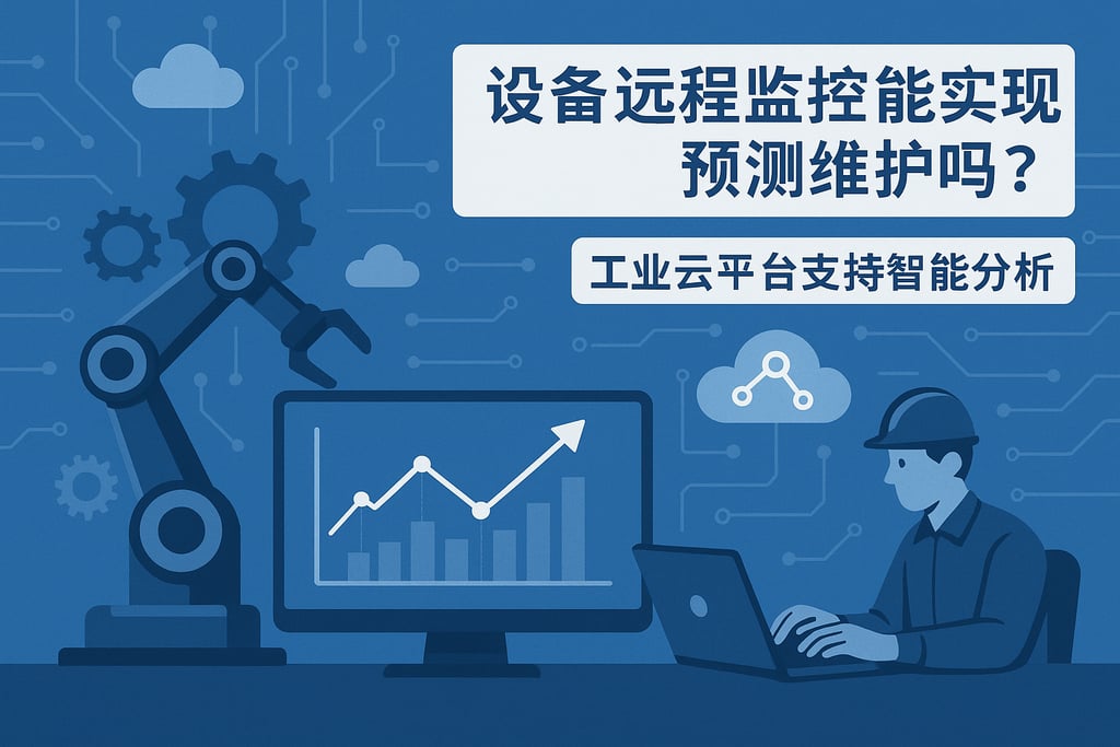 设备远程监控能实现预测维护吗？工业云平台支持智能分析