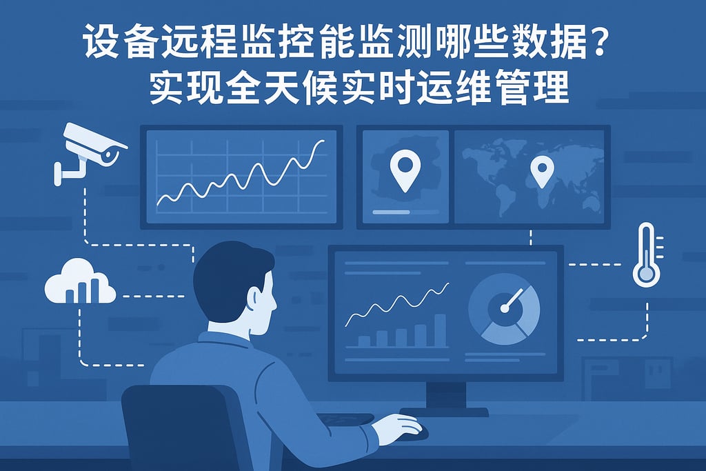 设备远程监控能监测哪些数据？实现全天候实时运维管理