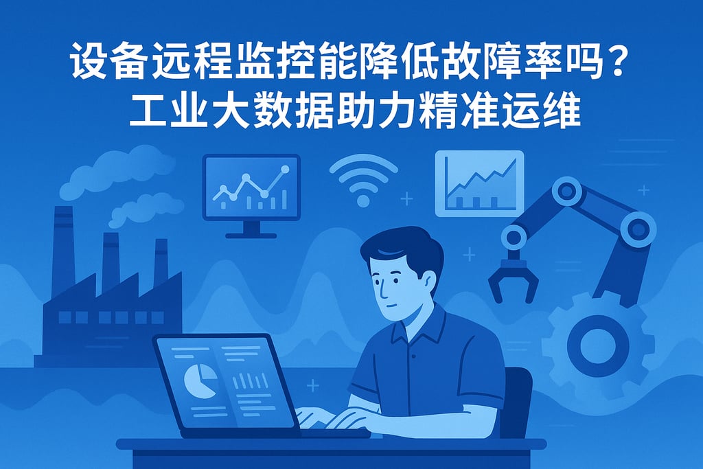 设备远程监控能降低故障率吗？工业大数据助力精准运维