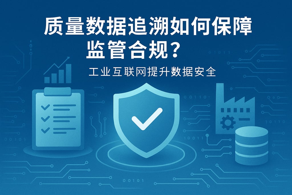 质量数据追溯如何保障监管合规？工业互联网提升数据安全