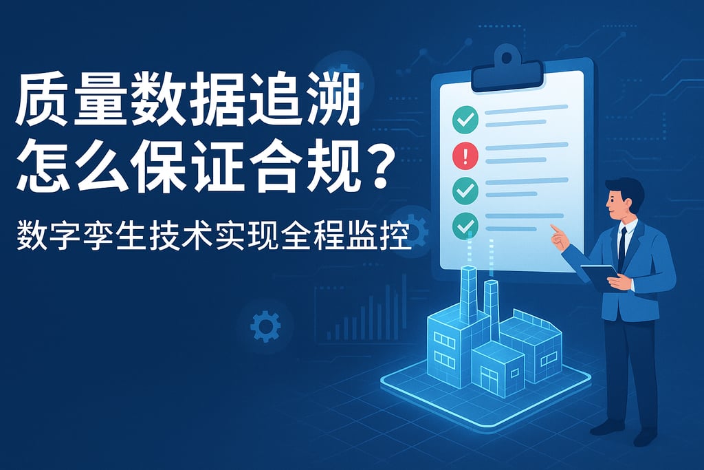 质量数据追溯怎么保证合规？数字孪生技术实现全程监控