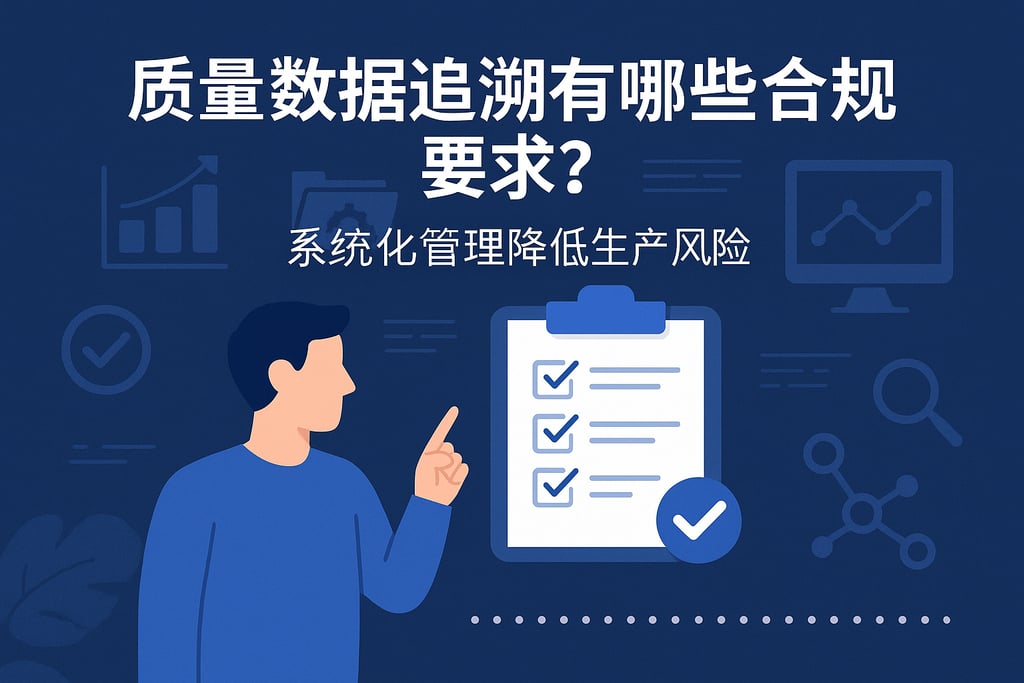 质量数据追溯有哪些合规要求？系统化管理降低生产风险