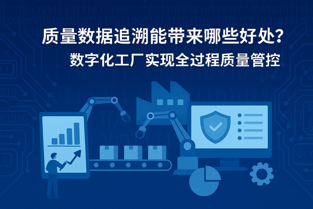 质量数据追溯能带来哪些好处？数字化工厂实现全过程质量管控